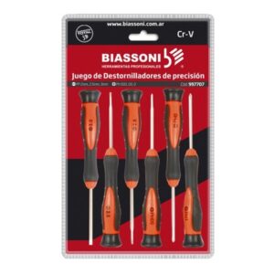 BIASSONI DESTORNILLADOR JUEGO DE 6 PIEZAS