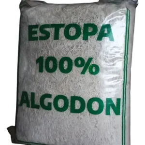 ESTOPA BLANCA COMUN PARA LIMPIEZA GRIS X 300 GR