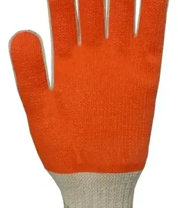 GUANTES DE POLIESTER LAMINADO NARANJA