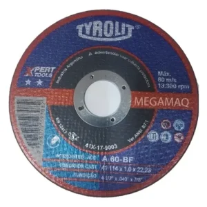 DISCOS P/METAL TYROLIT-EXPERT 115 X 1,0 X 22 PLANOS