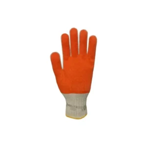 GUANTES DE POLIESTER LAMINADO NARANJA