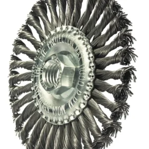 AMOLADORA CEPILLOS CIRCULAR ACERO TRENZADO 100 MM