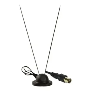 ANTENAS PARA INTERIOR CON BASE VHF/UHF COMUN/CABLE
