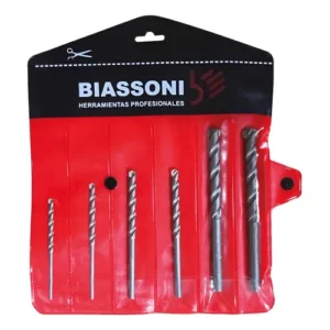 BIASSONI MECHA WIDIA SET 5 PIEZAS