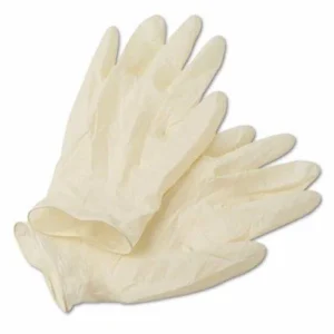 GUANTES DESCARTABLES DE LATEX COMUNES 100UNID