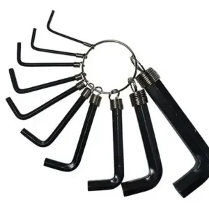 LLAVES ALLEN JUEGOS X 10 PIEZAS ECONOMICA PULGADAS.(IMP)
