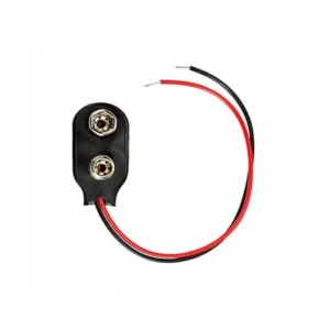 PORTA BATERIAS 9 VOLT CONTACTO CABLE