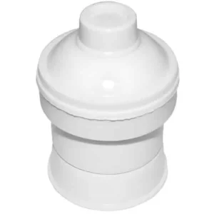 PORTALAMPARAS DE PLASTICO COMUN 3 PIEZAS BLANCO