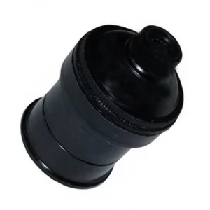 PORTALAMPARAS DE PLASTICO COMUN 3 PIEZAS NEGRO