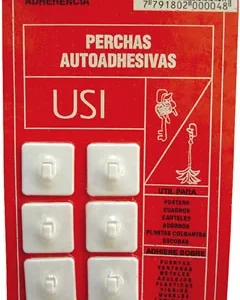 AUTOADHESIVAS PERCHAS MINI/USI (B X 6)