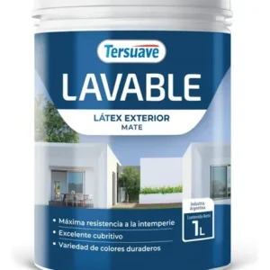LATEX P/EXTERIOR LAVABLE/MATE 1 LT TERSUAVE
