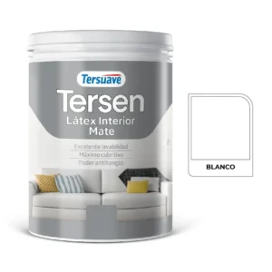 LATEX P/INTERIOR TERSEN BLANCO-MATE 1 LT